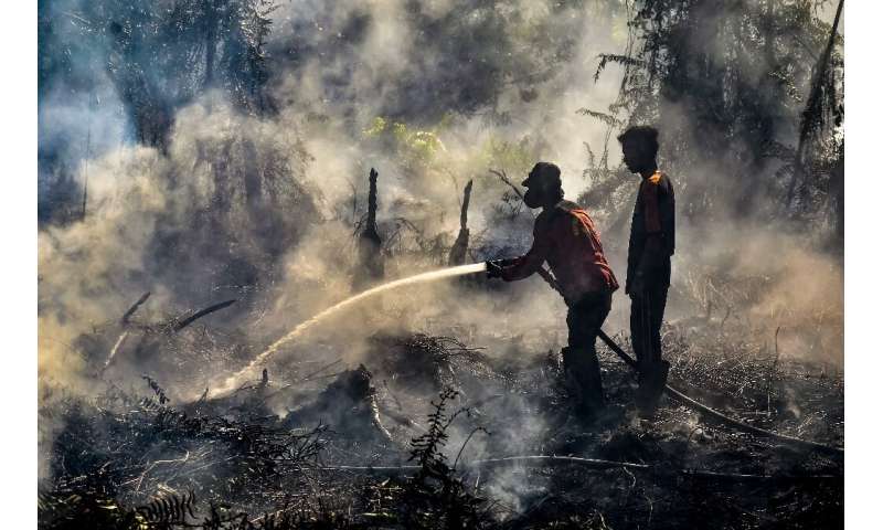 在旱季，烟雾经常覆盖东南亚的部分地区，当时燃烧被用来清除印尼的土地