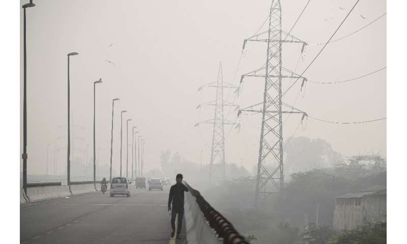 The toxic air in New Delhi has taken pollution levels to almost 20 times World Health Organisation safe limits