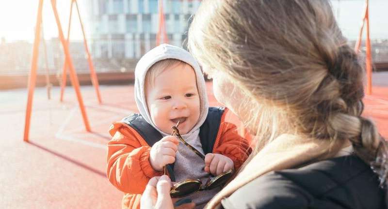 Unhappy mothers talk more to their baby boys, study finds