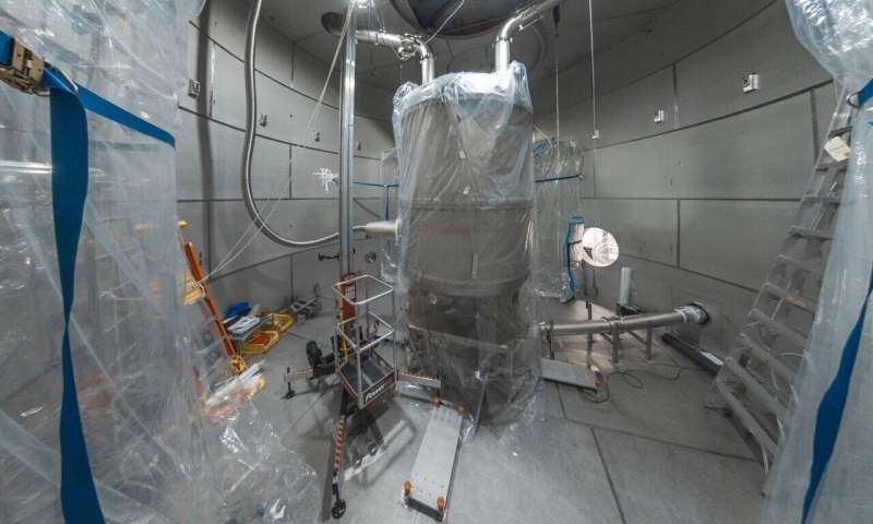 A major milestone for an underground dark matter search experiment
