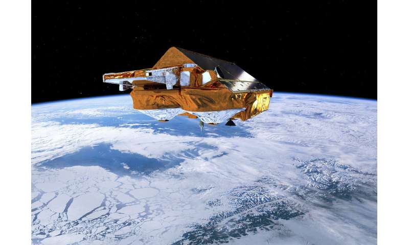 CryoSat taken to new heights for ice science