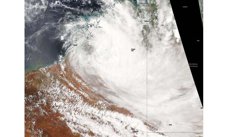NASA finds ex-Tropical Cyclone Esther moving back inland