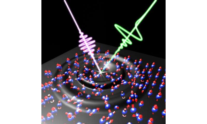 New method to track ultrafast change of magnetic state