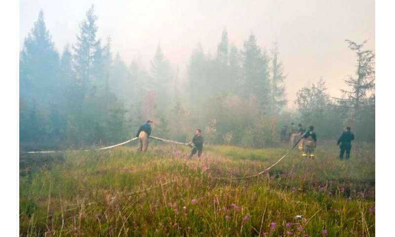 Uncontrolled forest fires across eastern Russia have sent more than half a billion tonnes of CO2 spiralling into the atmosphere 
