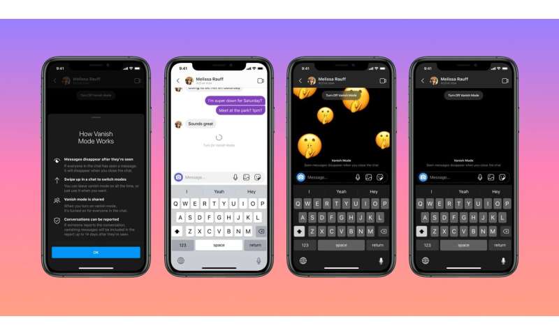 Vanish mode: Facebook introduces disappearing messages for Messenger, Instagram