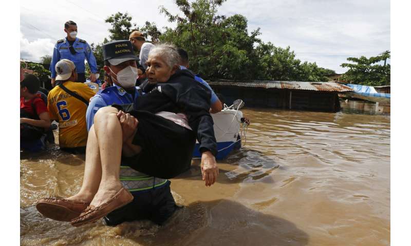 Weakened Eta drenches Honduras; could reach Gulf of Mexico