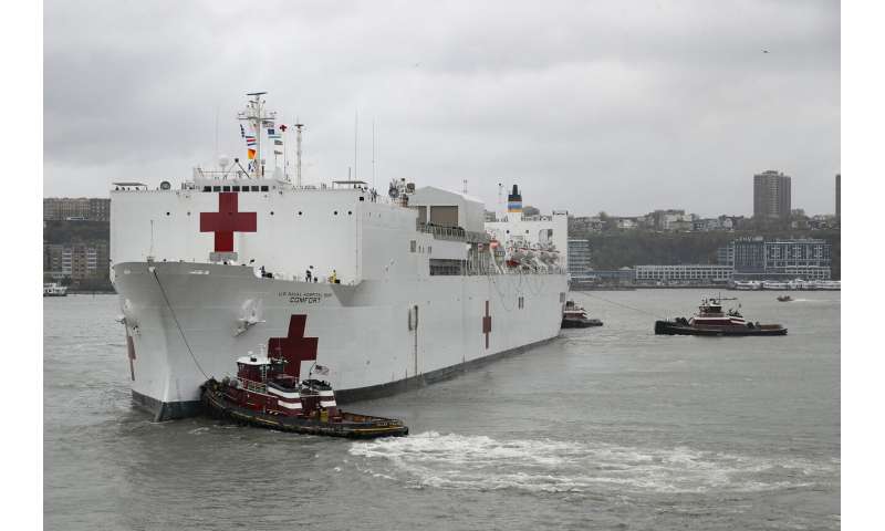 Navy hospital ships, once thought critical, see few patients