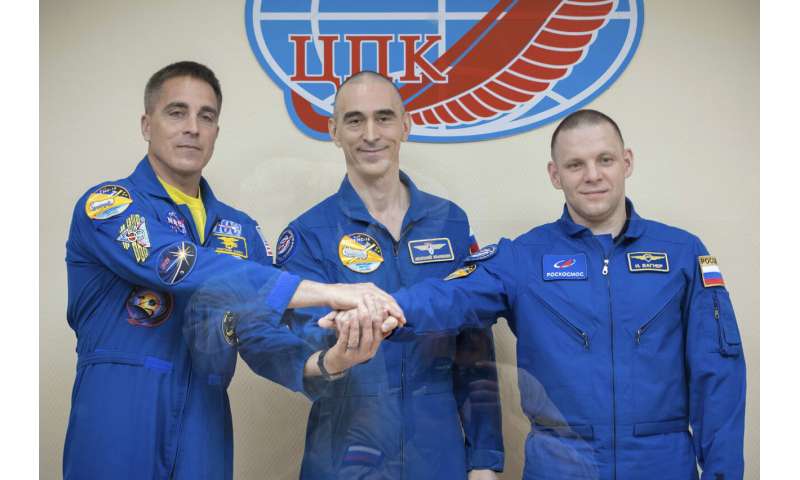 No social distancing in space: New crew greeted with hugs