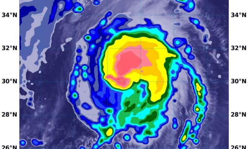 NASA analyzes soaking capabilities of hurricane Teddy on Bermuda approach