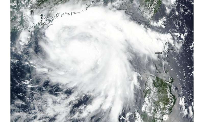 NASA-NOAA satellite snaps image of tropical storm Higos in South China Sea