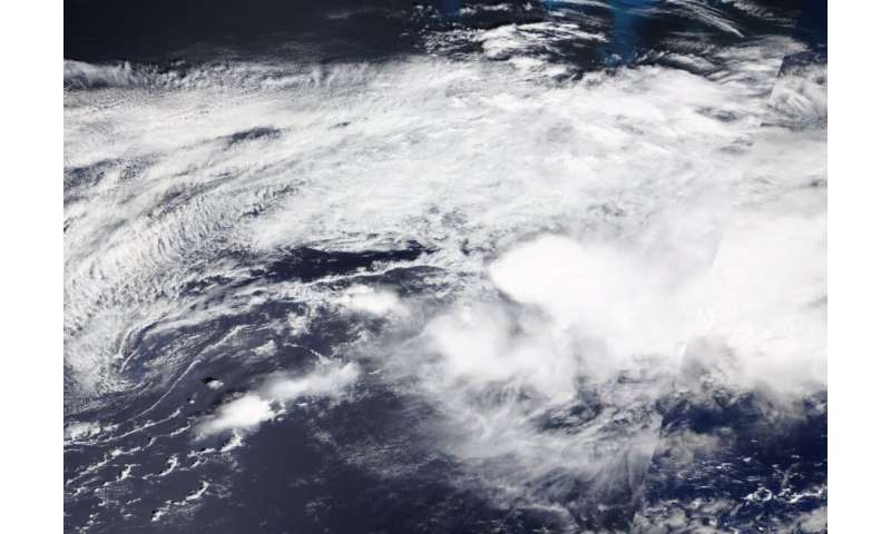 NASA satellite catches the end of Post-tropical Storm Kyle