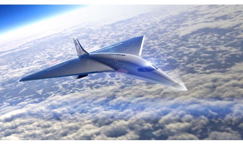 Virgin Galactic unveiled its design for a supersonic aircraft and announced a partnership with Rolls-Royce to build the engine