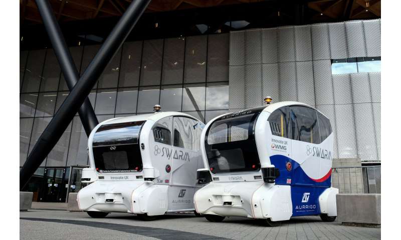 Autonomous pods SWARM together like bees in world first demonstration