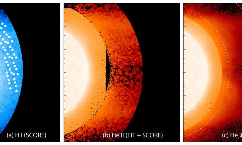 NASA sounding rocket finds helium structures in sun's atmosphere
