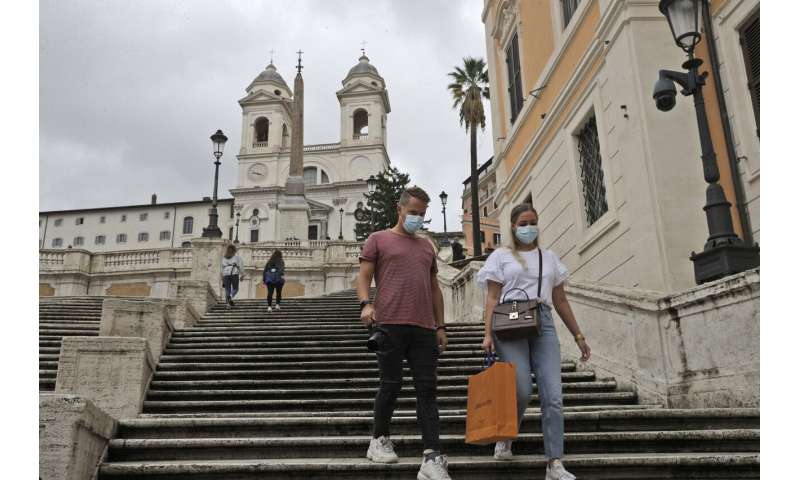 Italy imposes mask mandate outside and in as virus rebounds