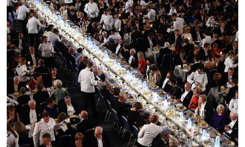 2017 Nobel prize laureates, royals and guests attend the 2017 Nobel Banquet
