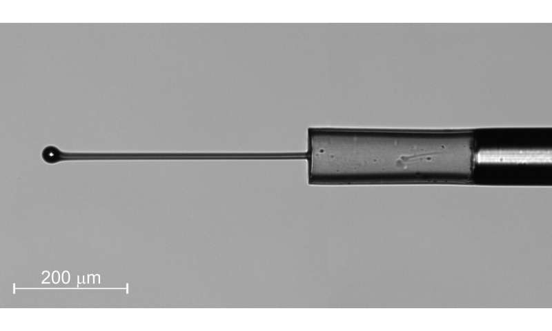 Researchers make tiny, yet complex fiber optic force sensor