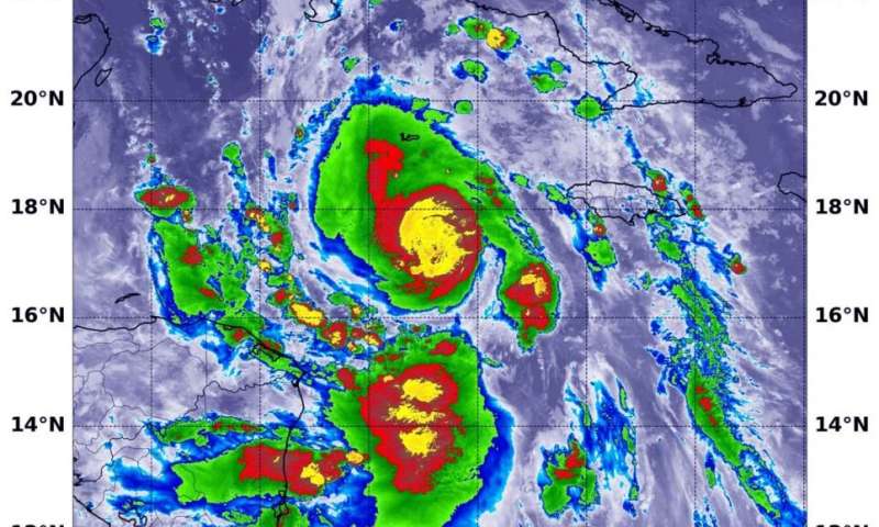 NASA-NOAA satellite finds Hurricane Delta rapidly intensifying