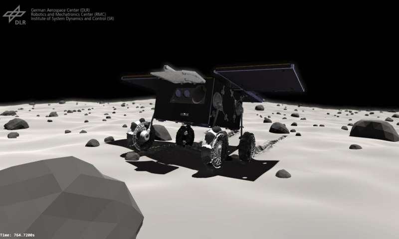 First tests for land­ing the Mar­tian Moons eX­plo­ration rover