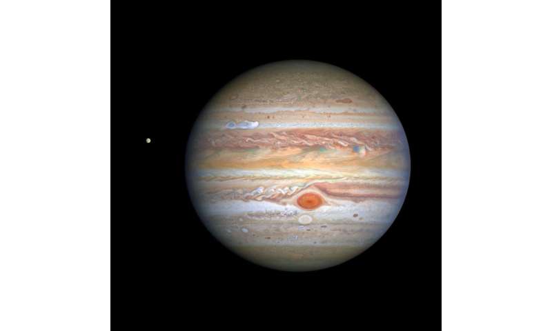 Hubble captures crisp new portrait of Jupiter's storms