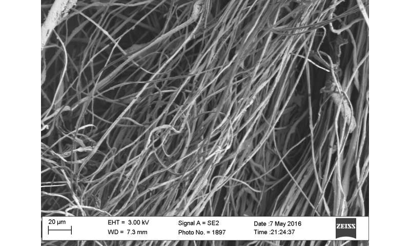 Multifunctional nanofiber protects against explosions