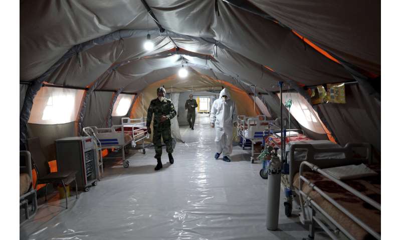 Iran's army sets up hospital in virus-stricken capital