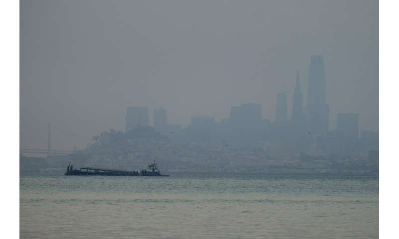 San Francisco blanketed in smoke as California fires rage