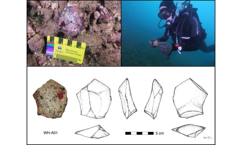 Researchers uncover an ancient Aboriginal archaeological site preserved on the seabed