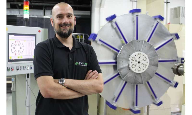 Producing spoke wheels automatically and flexibly from composite materials