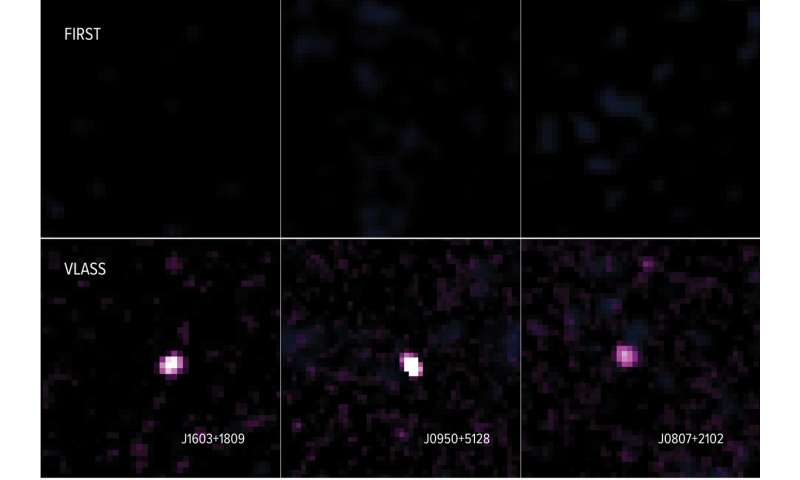 Newborn jets in distant galaxies 5fb6c5aa94401