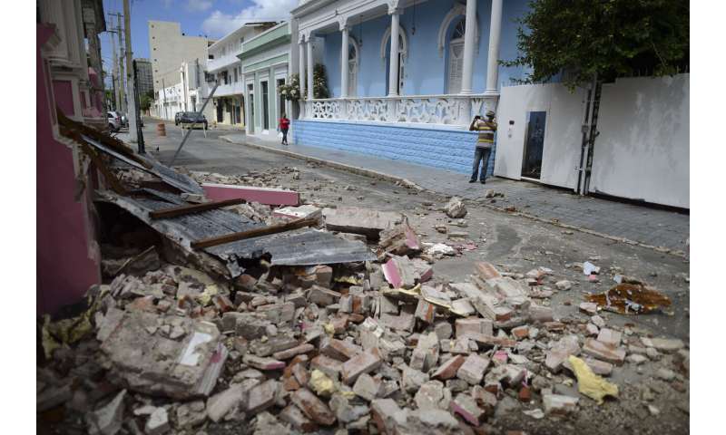 Damage reported as 5.4-magnitude quake strikes Puerto Rico