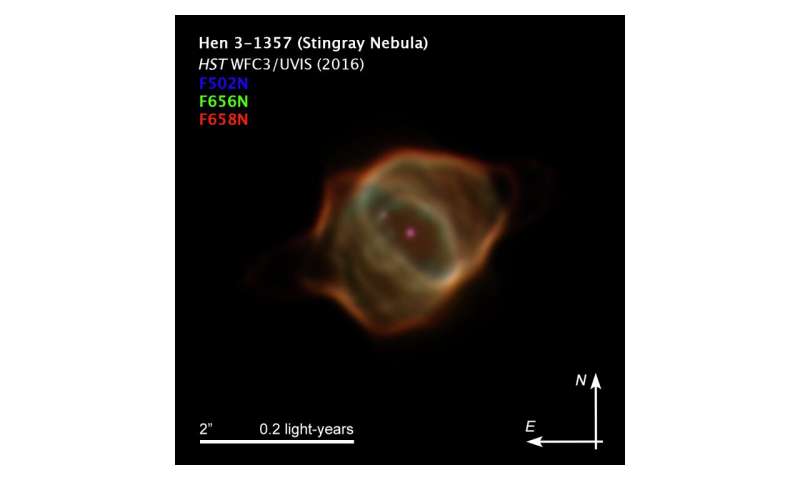 Hubble captures unprecedented fading of the Stingray Nebula