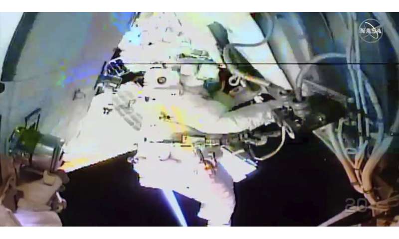 Space station power upgrades nearly finished after spacewalk