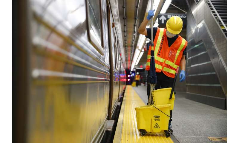 Subways sparkle, but does cleaning decrease COVID-19 risk?