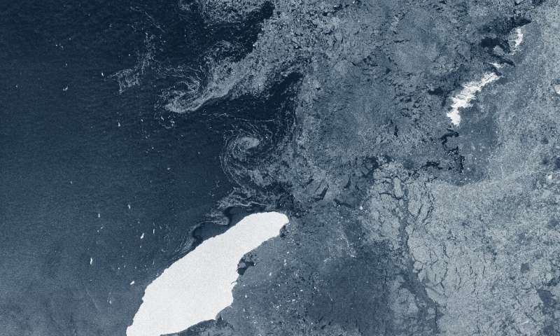A68a iceberg, drifting in the South Atlantic, could crush organisms and their seafloor ecosystem, which would need decades or ce