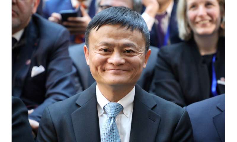 Alibaba founder Jack Ma once again topped the list