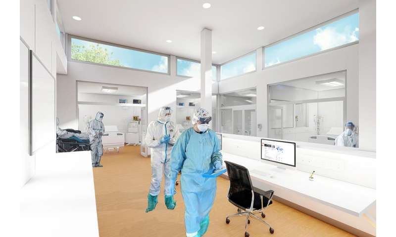 Architect designs "healthier" temporary ICUs for COVID-19 patients
