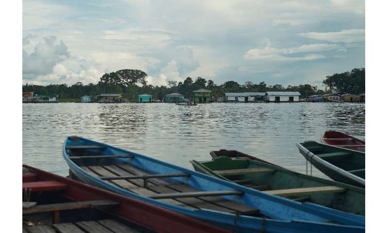 A view of Carauari, a town where residents fear the reach and spread of the coronavirus COVID-19 pandemic in the Amazon in Brazi