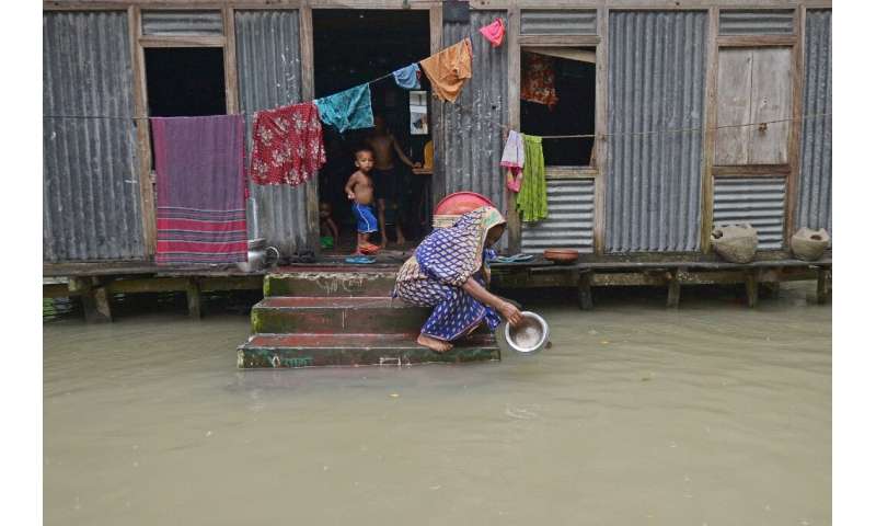 Bangladesh was among countries struck by floods in 2020