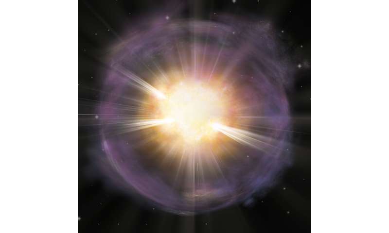 Calcium-rich supernova examined with X-rays for first time