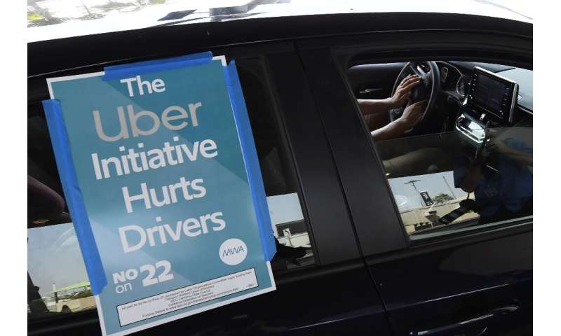 California voters approved a referendum allowing ride-hailing giants to keep their model of using independent contractors, effec