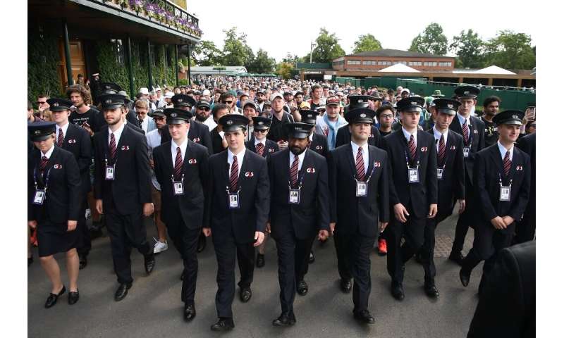 G4S security staff at the 2019 Wimbledon Championships
