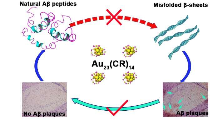 Gold nanoclusters: new frontier for developing medication for treatment of Alzheimer's disease