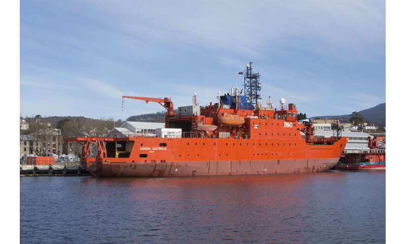 Icebreaker leaves Australia after 150 Antarctica trips