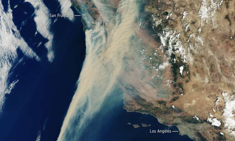 Image: California on fire