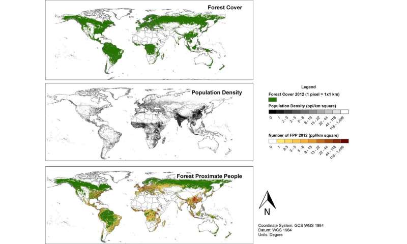 Mapping the 1.6 billion people who live near forests