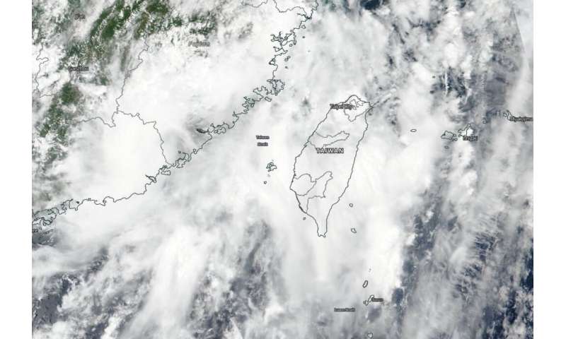 NASA finds Mekkhala coming apart after landfall in Southeastern China