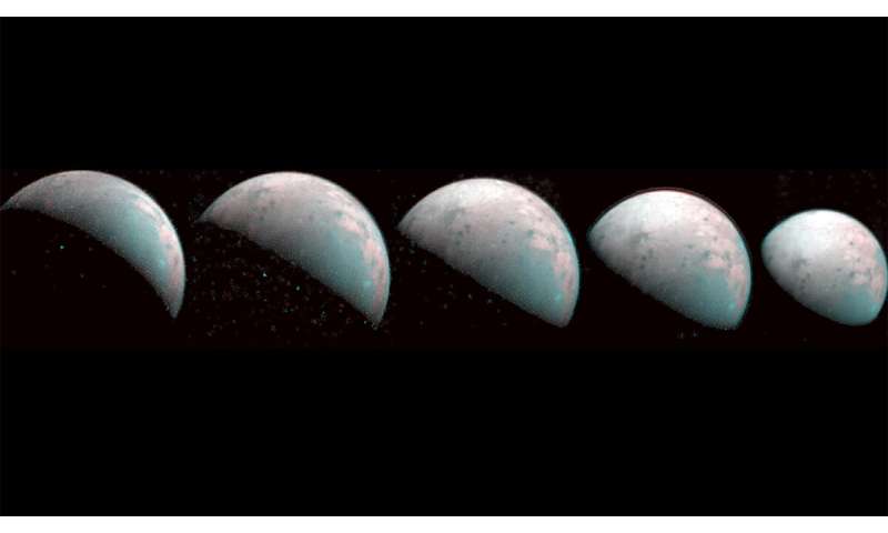 NASA Juno takes first images of jovian moon Ganymede's north pole