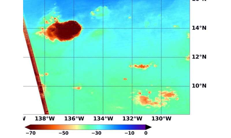 NASA looks at water vapor in remnants of tropical depression 10E