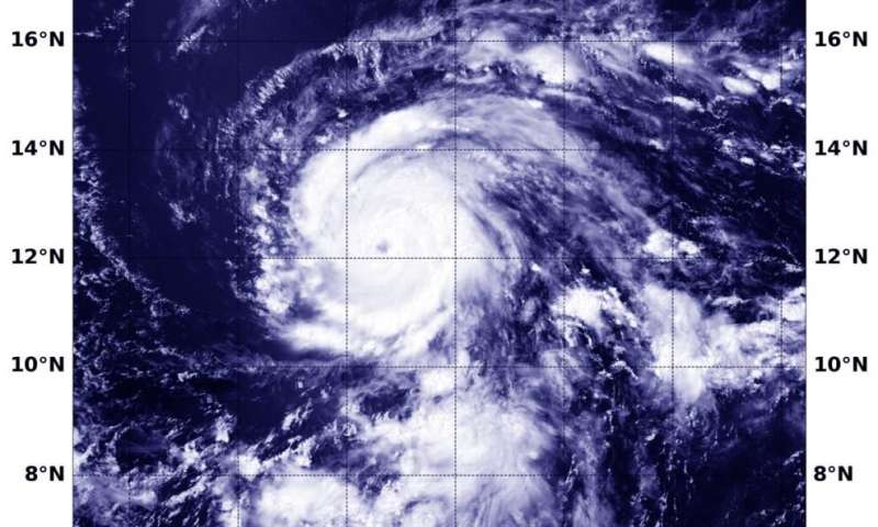 NASA sees compact Douglas strengthening to a major hurricane